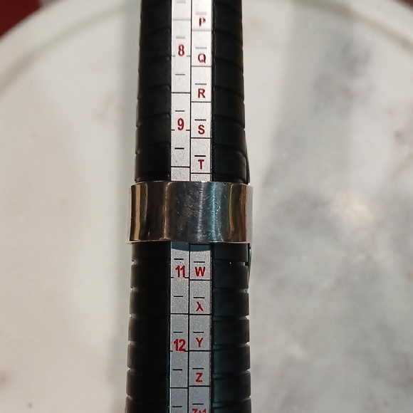 ✨ Sterling Silver Modern Statement Ring — Size 10 Armor Look Goth Art Whimsigoth - Picture 5 of 5